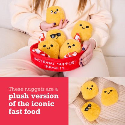 Emotional Support Nuggets: Plush Comfort Food - Gấu Bông Gà Viên Relatable - Hình ảnh chi tiết 2