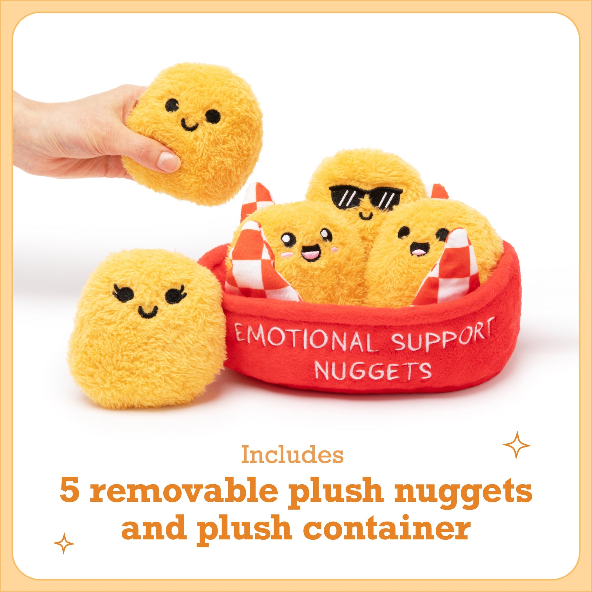 Emotional Support Nuggets: Plush Comfort Food - Gấu Bông Gà Viên Relatable - Góc nhìn khác 3