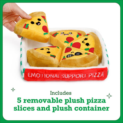 Emotional Support Pizza - Thú Nhồi Bông Miếng Pizza Đáng Yêu - Relatable - Hình ảnh chi tiết 2