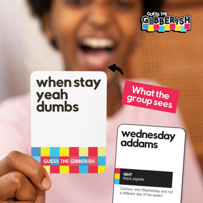 Incohearent™ Family Edition - Board Game Giải Đố Guess the Gibberish - Relatable - Hình ảnh bổ sung 6