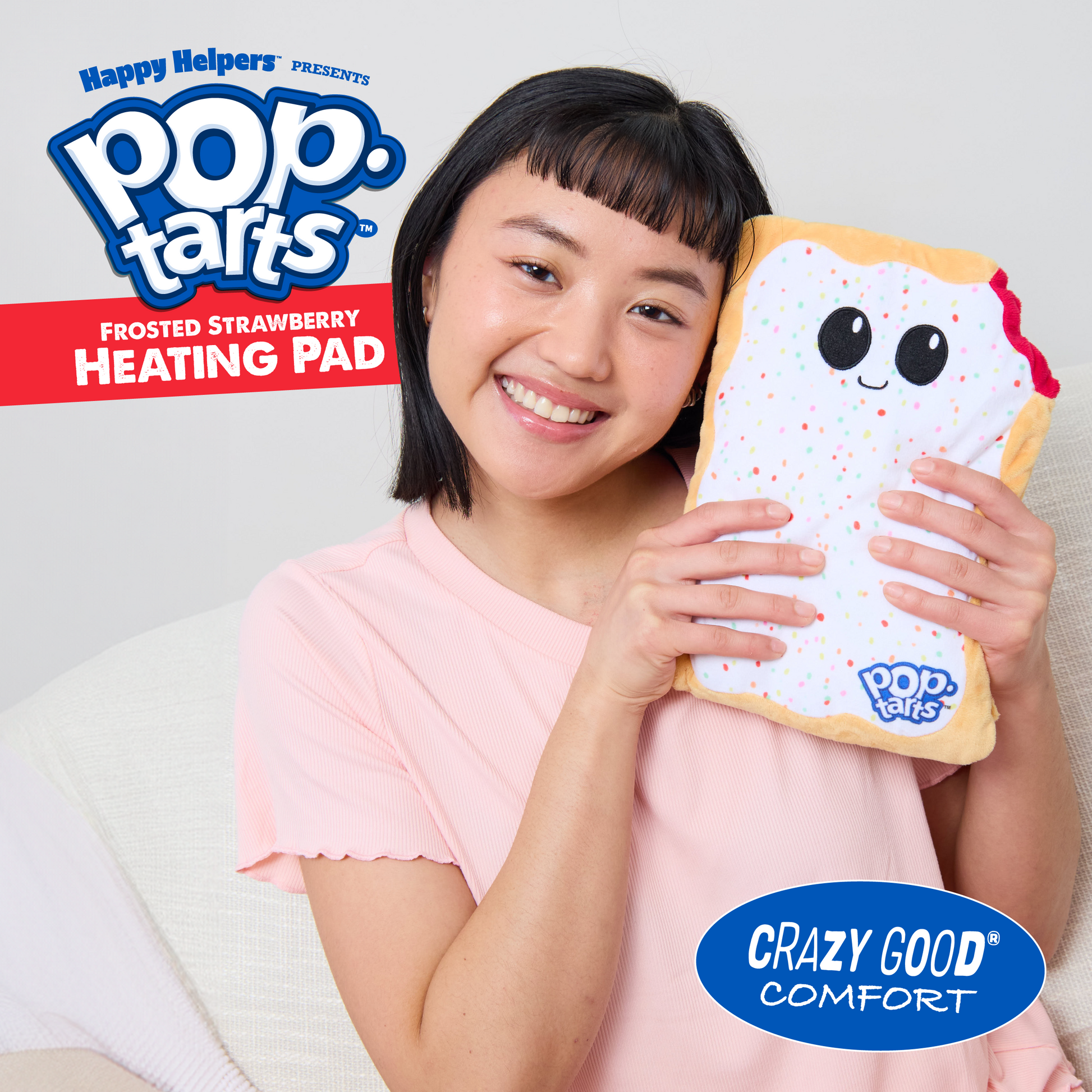 Pop-Tarts™ Happy Helpers Microwavable Plush Heating Pad - Gấu Bông Sưởi Ấm Giảm Đau Relatable - Góc nhìn khác 3