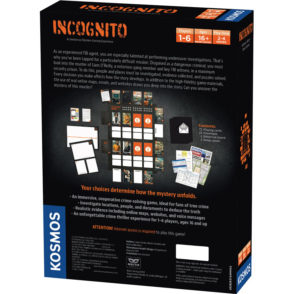Masters of Crime: Incognito - Board Game Trinh Thám Nhập Vai - Thames & Kosmos - Hình ảnh bổ sung 7