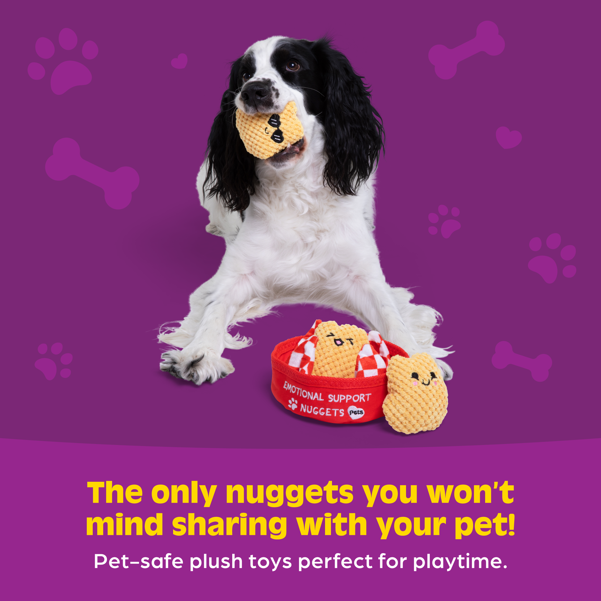 Emotional Support Pet Nuggets – Plush Dog Toy - Đồ chơi nhồi bông cho chó - Relatable - Hình ảnh bổ sung 5