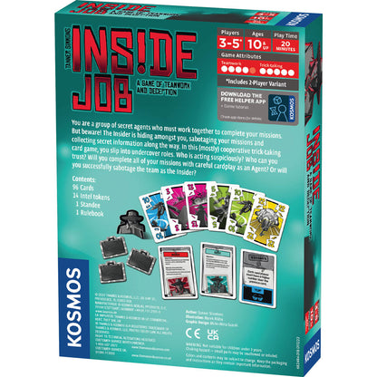 Inside Job - Trò chơi Thẻ bài Ẩn vai Trick-taking - Thames & Kosmos - Hình ảnh bổ sung 6