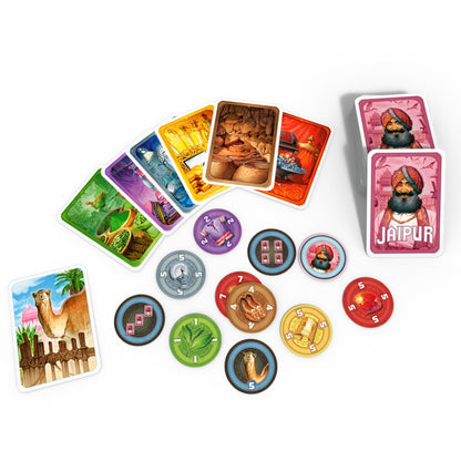Jaipur Board Game - Trò Chơi Thẻ Bài Chiến Thuật 2 Người - Space Cowboys