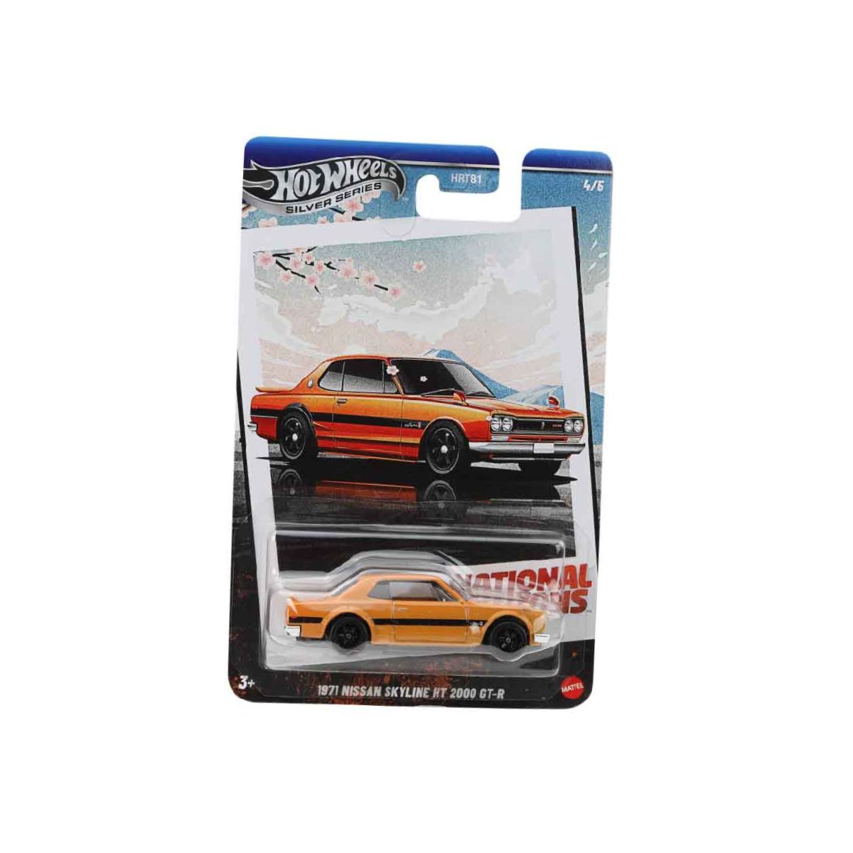 1971 Nissan Skyline HT 2000 GT-R - Mô hình siêu xe Vintage - Hot Wheels HRT81