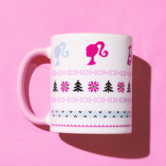 Barbie Holiday Print Mug - Ly Sứ Họa Tiết Lễ Hội - Barbie Signature