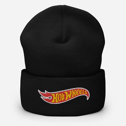 Hot Wheels Black Cuffed Beanie - Mũ Len Thời Trang Cao Cấp - Hot Wheels - Hình ảnh sản phẩm