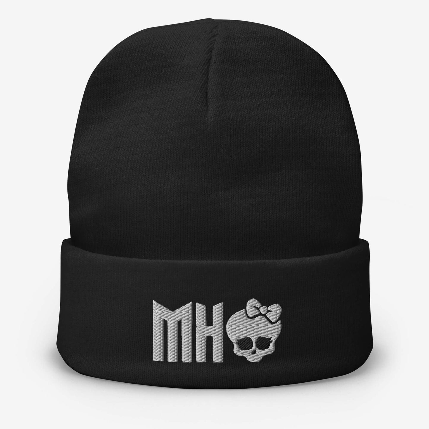 Monster High Black Cuffed Beanie - Mũ Len Đen Thời Trang Mattel - Hình ảnh sản phẩm
