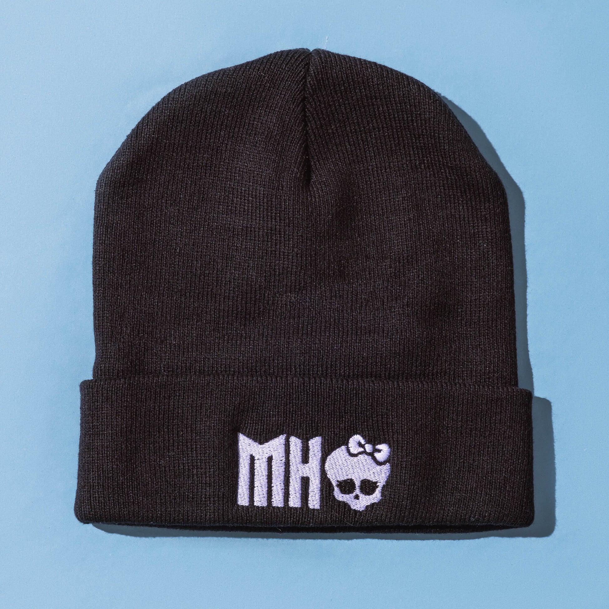 Monster High Black Cuffed Beanie - Mũ Len Đen Thời Trang Mattel - Hình ảnh chi tiết 2