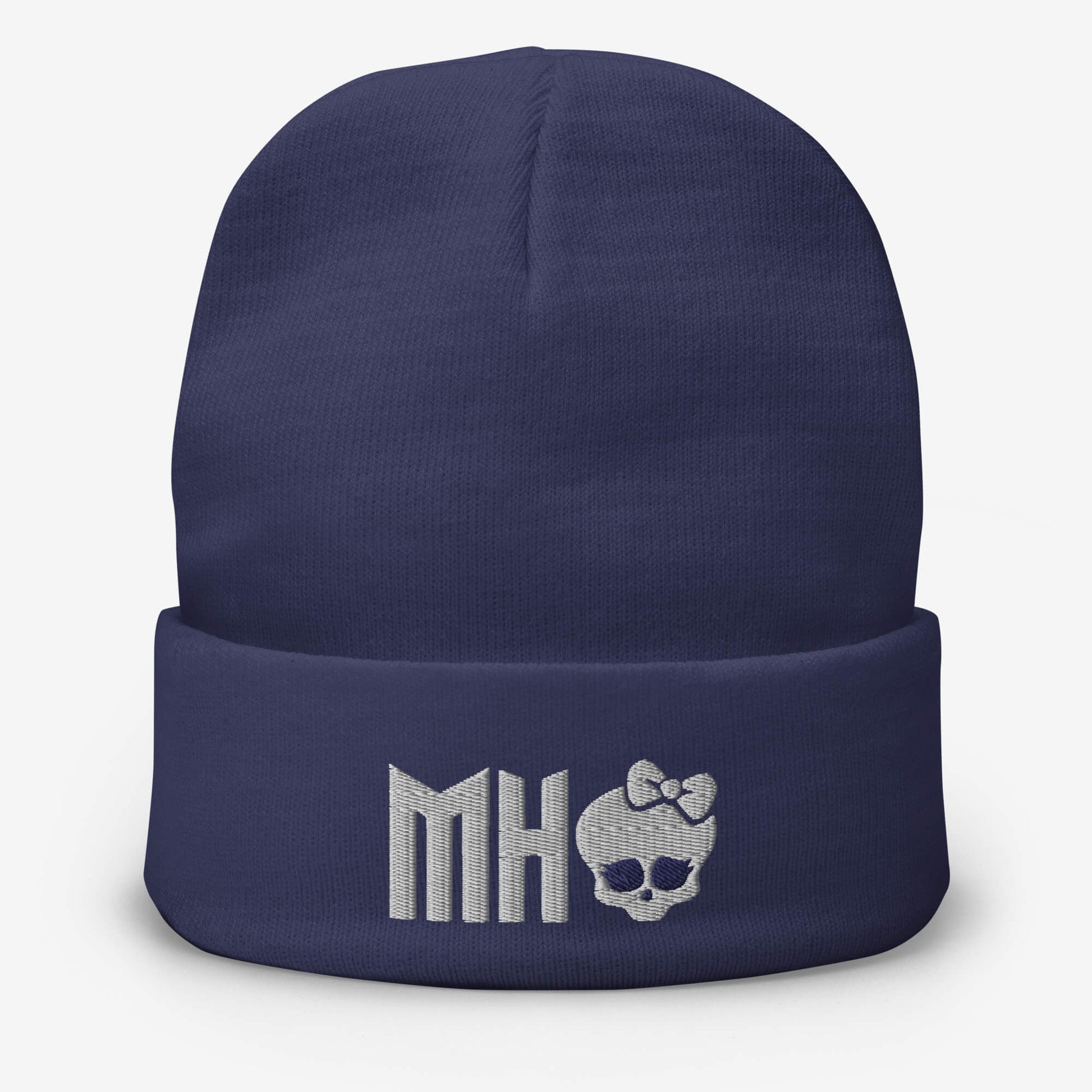 Monster High Navy Cuffed Beanie Mũ Len Thời Trang Cao Cấp Mattel Creations - Hình ảnh sản phẩm