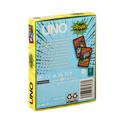 UNO Fandom Batman Classic TV Series Deck - Trò Chơi Thẻ Bài Sưu Tầm Kỷ Niệm 85 Năm - Mattel Creations Mattel Creations - ảnh 