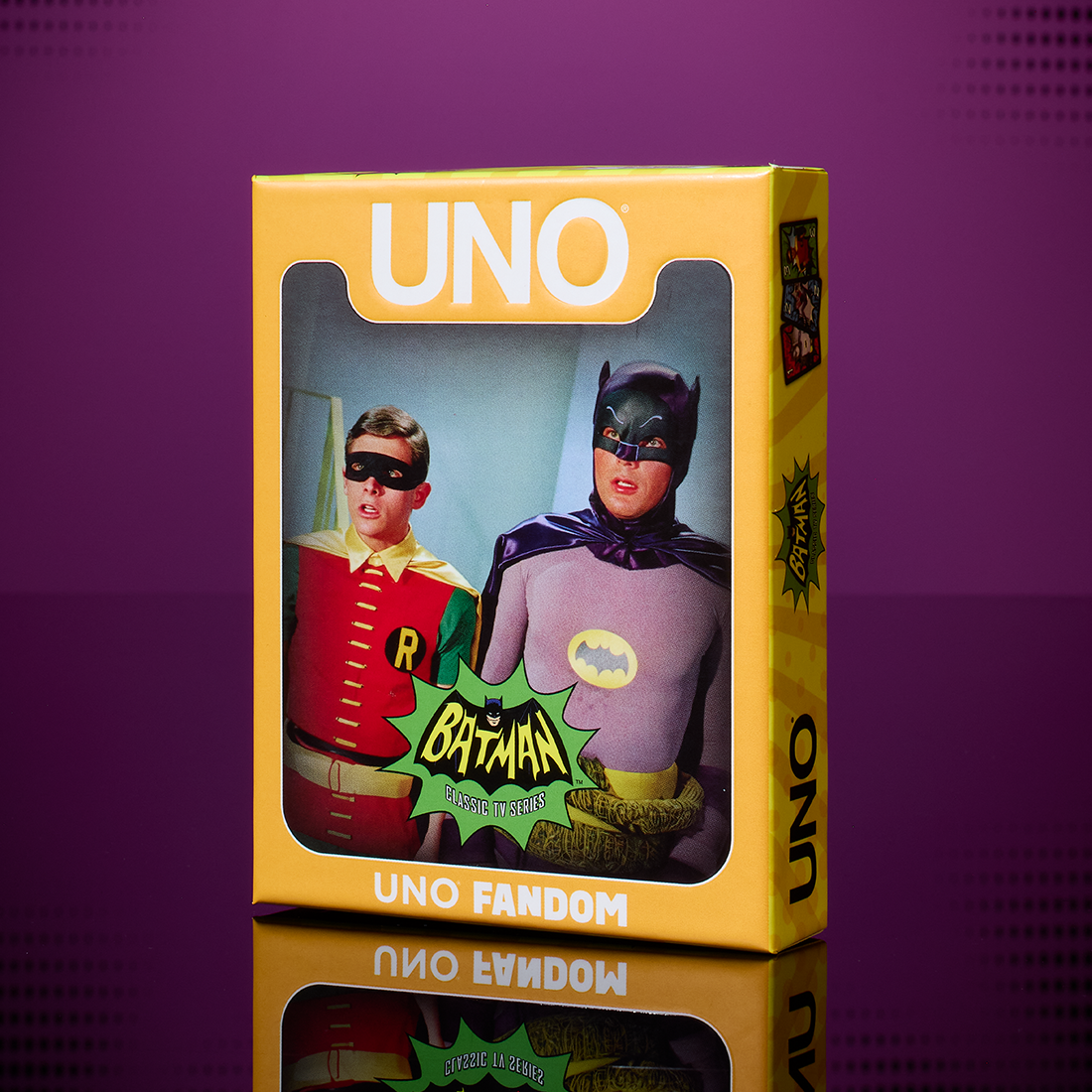 UNO Fandom Batman Classic TV Series Deck - Trò Chơi Thẻ Bài Sưu Tầm Kỷ Niệm 85 Năm - Mattel Creations - Hình ảnh sản phẩm