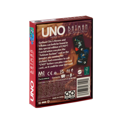 UNO Fandom Batman: The Animated Series Deck - Bộ bài UNO Thẻ bài Sưu tầm Đặc biệt - Mattel Mattel - ảnh 2 - Card Game