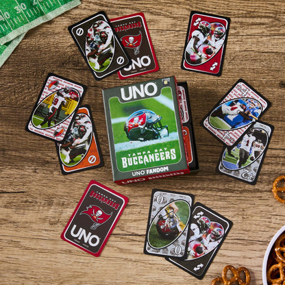 UNO Fandom NFL Tampa Bay Buccaneers Game Deck - Board Game Thẻ Bài Thể Thao - Mattel - Góc nhìn khác 3