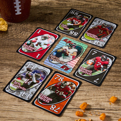 UNO Fandom NFL Tampa Bay Buccaneers Game Deck - Board Game Thẻ Bài Thể Thao - Mattel - Hình ảnh bổ sung 4
