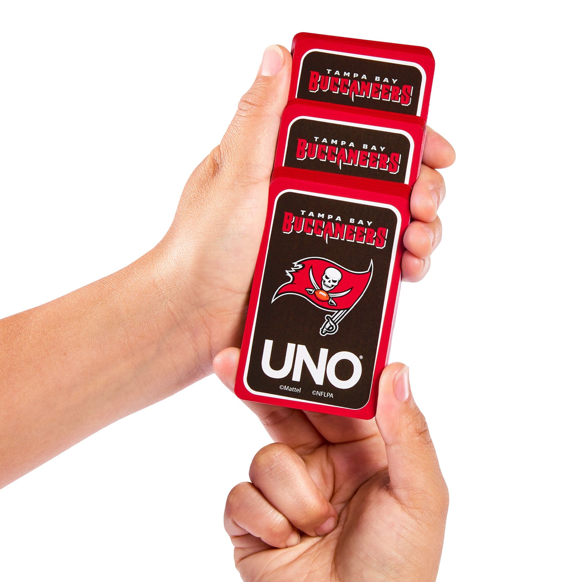 UNO Fandom NFL Tampa Bay Buccaneers Game Deck - Board Game Thẻ Bài Thể Thao - Mattel Mattel - ảnh 2 - Games