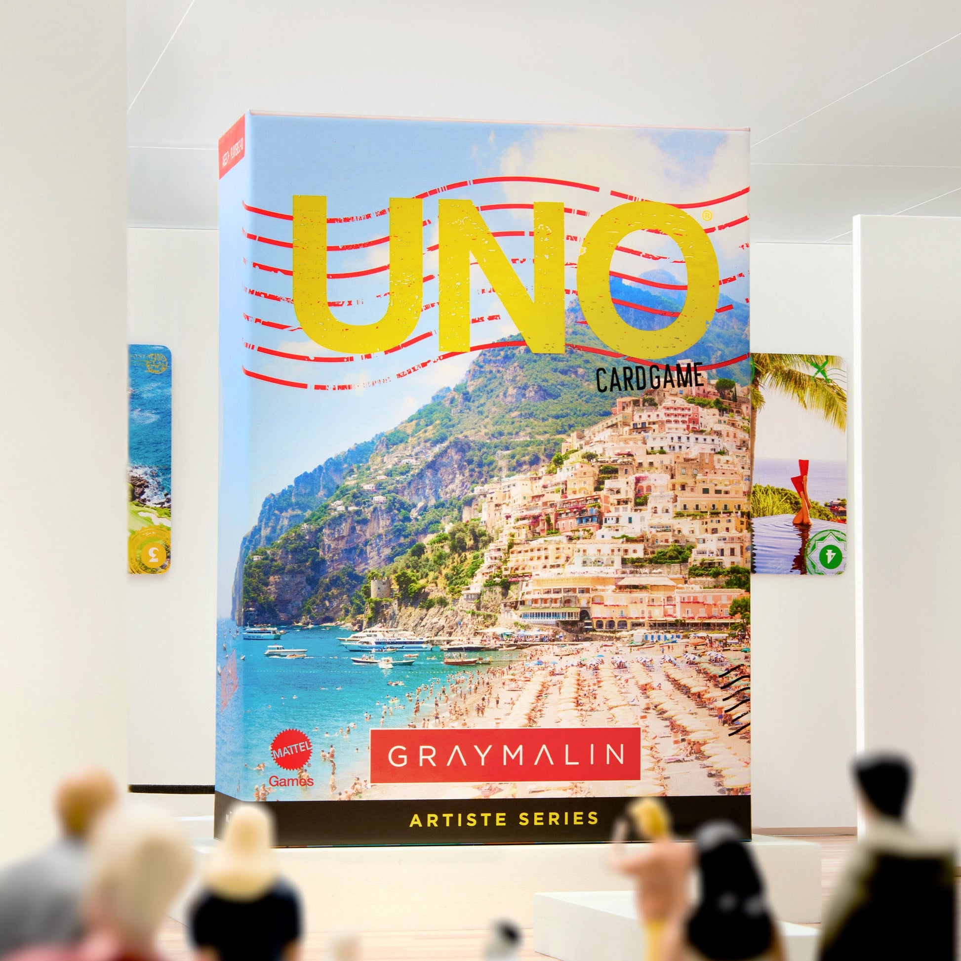 UNO Artiste Series Gray Malin Card Deck - Bộ Bài Nghệ Thuật Cao Cấp - Mattel JDK59 - Hình ảnh sản phẩm