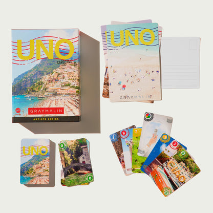 UNO Artiste Series Gray Malin Card Deck - Bộ Bài Nghệ Thuật Cao Cấp - Mattel JDK59