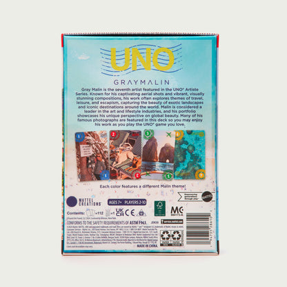 UNO Artiste Series Gray Malin Card Deck - Bộ Bài Nghệ Thuật Cao Cấp - Mattel JDK59