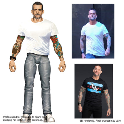 WWE Elite Collection CM Punk Returns Action Figure - Mô hình nhân vật WWE chính hãng - Mattel Mattel - ảnh 3 - Action Figure