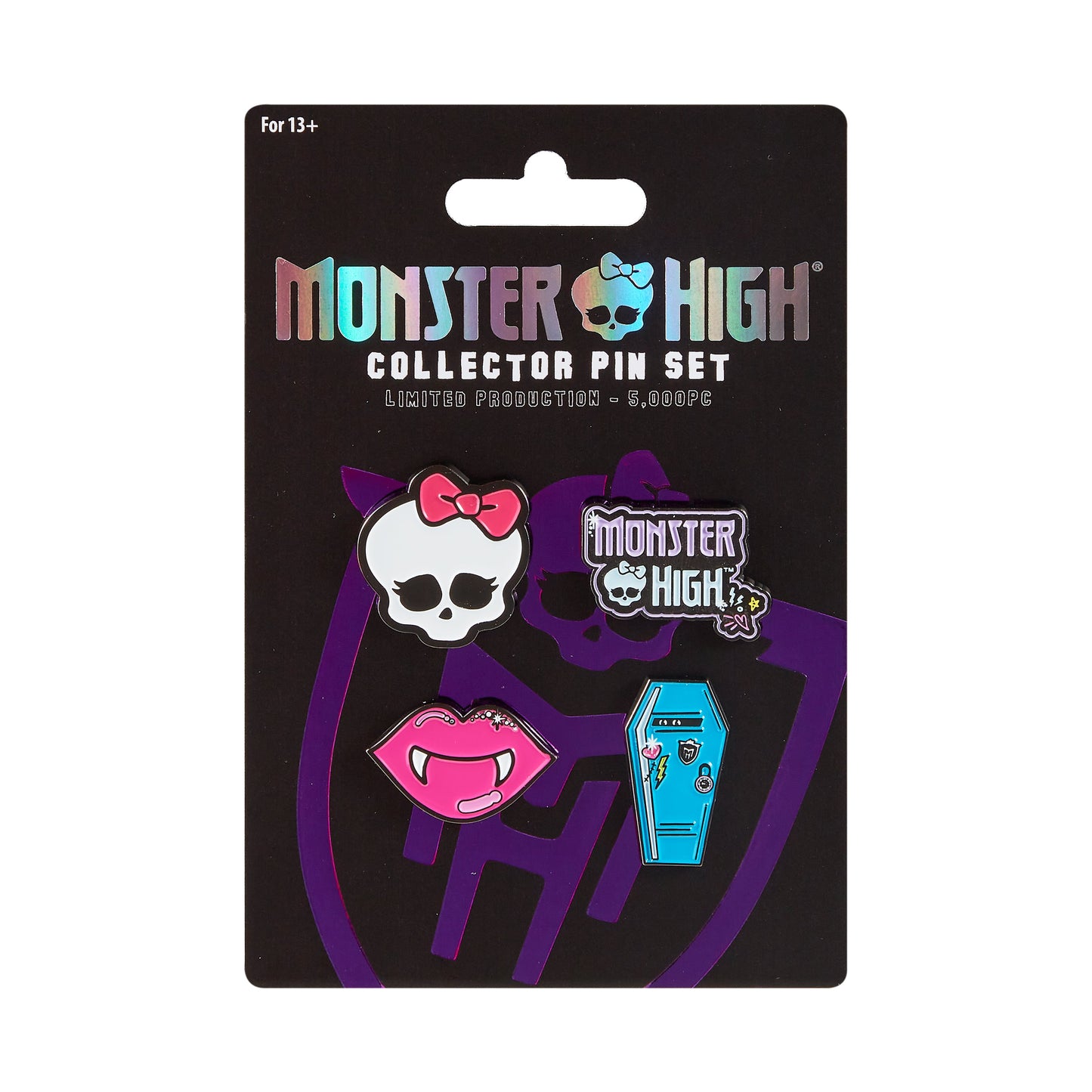 Monster High Collector Enamel Pin Set - Bộ Huy Hiệu Cài Áo Giới Hạn - Mattel - Hình ảnh sản phẩm