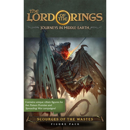The Lord of the Rings Journeys in Middle-earth Scourges of the Waste Figure Pack - Bộ Mô Hình Mở Rộng Board Game - Fantasy Flight Games