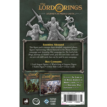 The Lord of the Rings Journeys in Middle-earth Scourges of the Waste Figure Pack - Bộ Mô Hình Mở Rộng Board Game - Fantasy Flight Games
