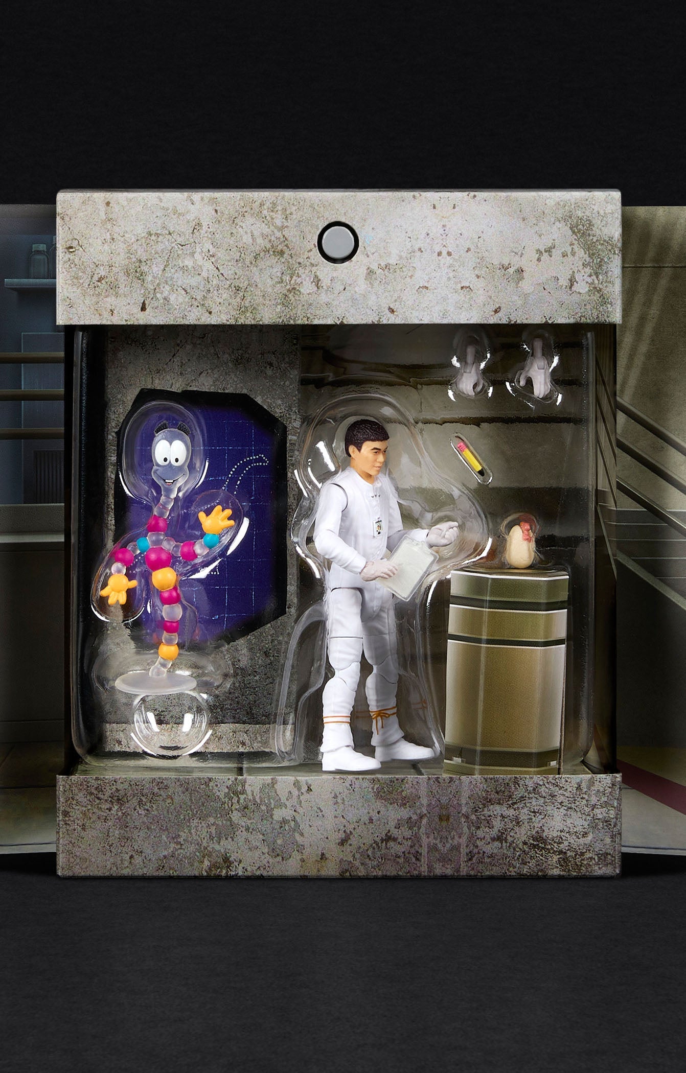 Jurassic World Hammond Collection Lab Tour Dr. Henry Wu - Mô Hình Nhân Vật Sưu Tầm Kỷ Niệm 30 Năm - Mattel Creations Exclusiv