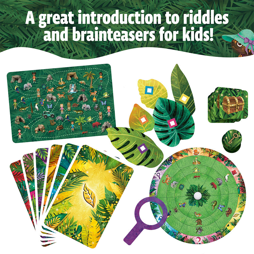 EXIT: The Game - Kids - Jungle of Riddles - Board Game Giải Đố Trẻ Em - Thames & Kosmos - Hình ảnh chi tiết 2