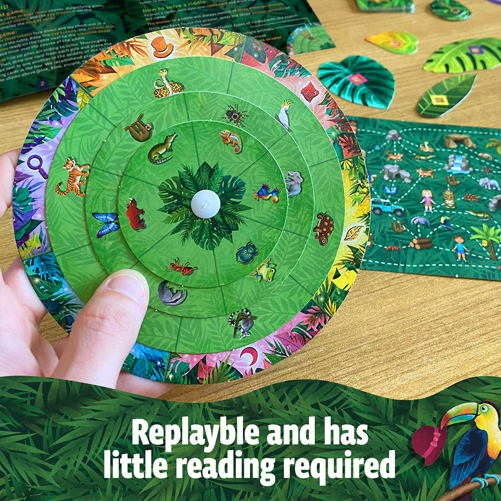 EXIT: The Game - Kids - Jungle of Riddles - Board Game Giải Đố Trẻ Em - Thames & Kosmos - Hình ảnh bổ sung 4