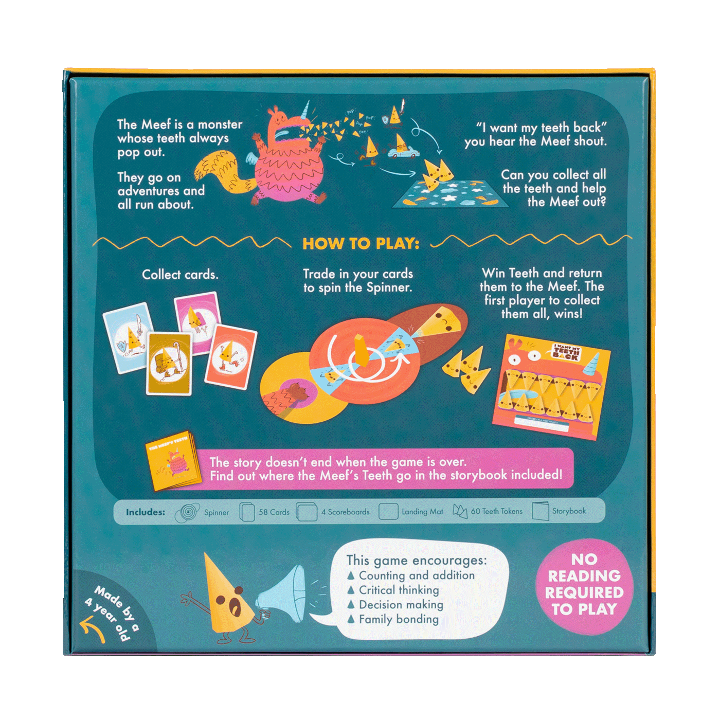 I Want My Teeth Back - Board game học toán cho trẻ em - Exploding Kittens