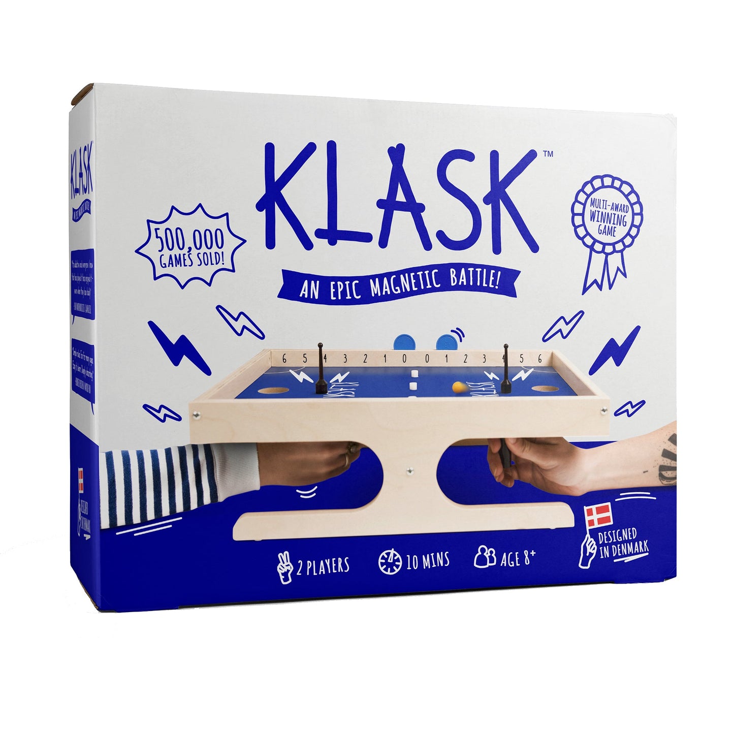 KLASK - Trò chơi hành động nam châm đối kháng - Oy Marektoy