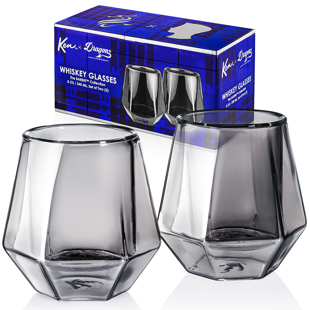 Barbie™ X Dragon Glassware® Ken™ Whiskey Glasses - Bộ 2 Ly Thủy Tinh Whiskey Cách Nhiệt Cao Cấp - Dragon Glassware - Hình ảnh sản phẩm