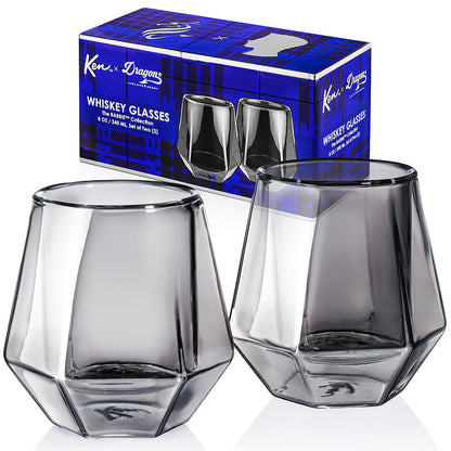 Barbie™ X Dragon Glassware® Ken™ Whiskey Glasses - Bộ 2 Ly Thủy Tinh Whiskey Cách Nhiệt Cao Cấp - Dragon Glassware - Hình ảnh sản phẩm