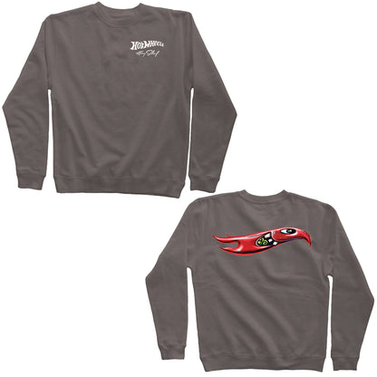 Hot Wheels x Kenny Scharf Black Embroidered Sweatshirt