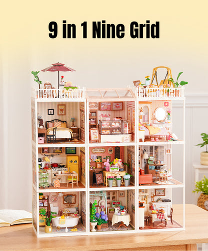 Rolife Super Creator Series - 3 in 1 L Shape - Mô hình nhà gỗ DIY tí hon - Rolife