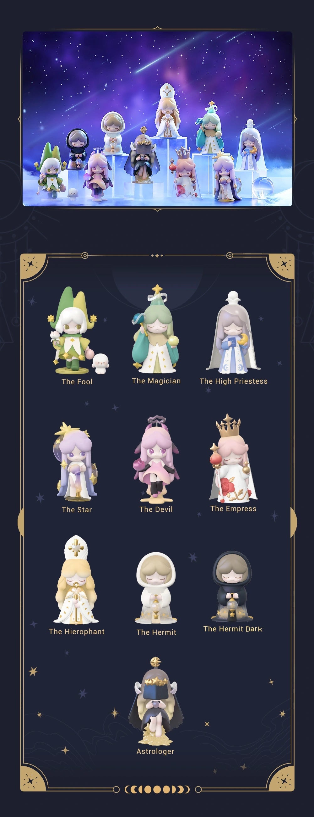 LAPLLY SONG OF THE TAROT - Mô Hình Blind Box Tarot Chính Hãng - 52TOYS