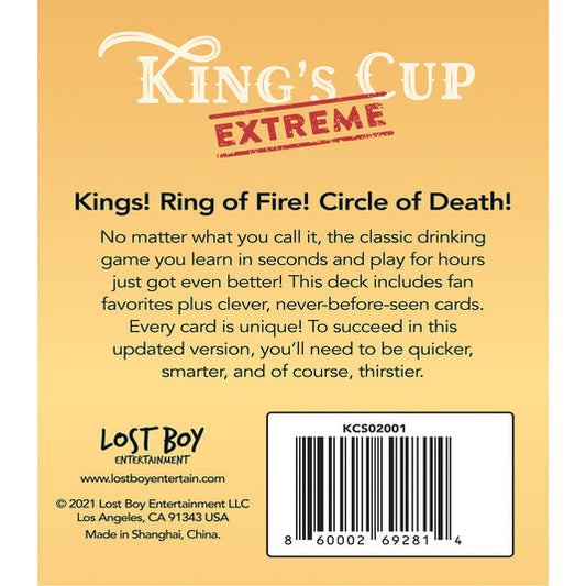 King's Cup Extreme Party Game - Board Game Tiệc Tùng Thẻ Bài Chống Nước - Lost Boy Entertainment