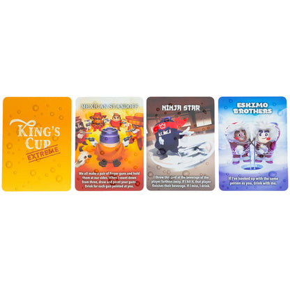 King's Cup Extreme Party Game - Board Game Tiệc Tùng Thẻ Bài Chống Nước - Lost Boy Entertainment