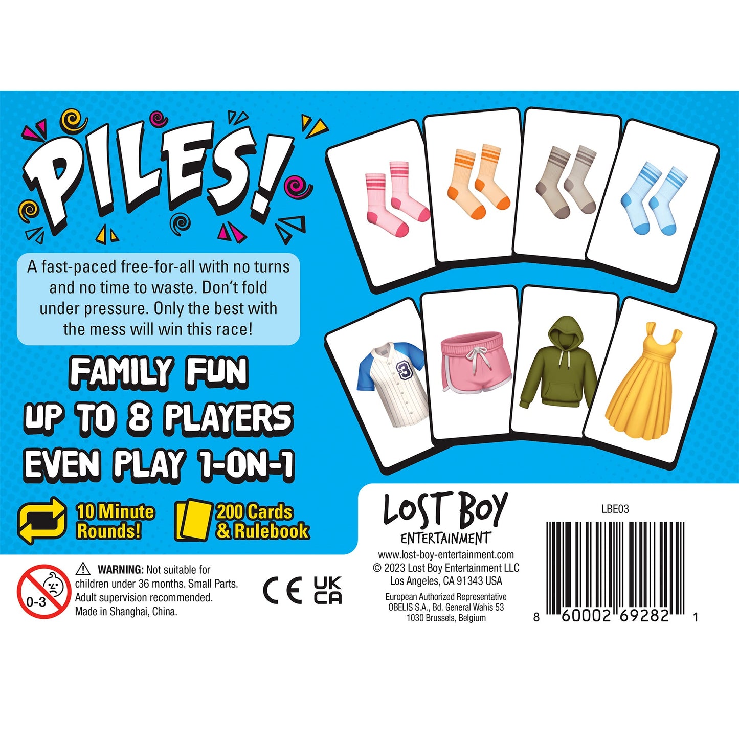 Piles! Card Game - Board Game Thẻ Bài Gia Đình Tốc Độ - Lost Boy Entertainment