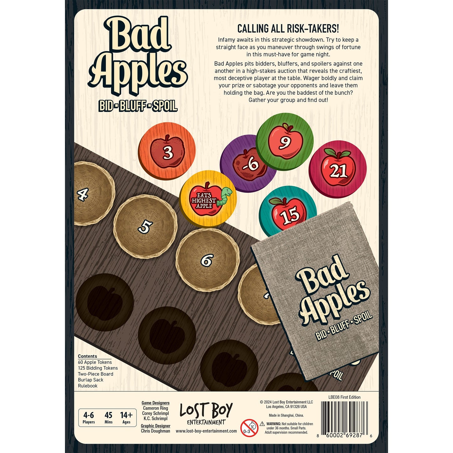 Bad Apples Card Game - Trò chơi thẻ bài đấu trí và lừa gạt - Lost Boy Entertainment