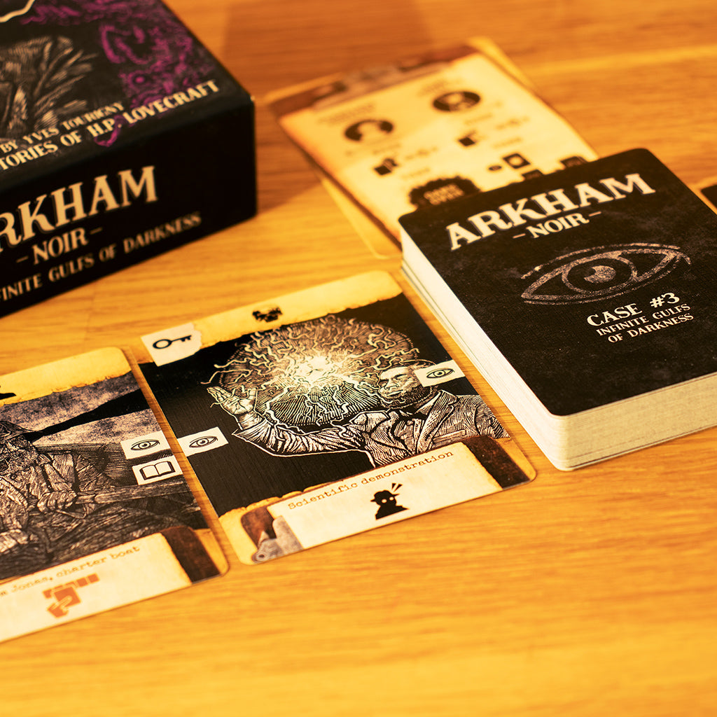 Arkham Noir Card Game Case 3 Infinite Gulfs of Darkness - Trò chơi thẻ bài Solo - Ludonova
