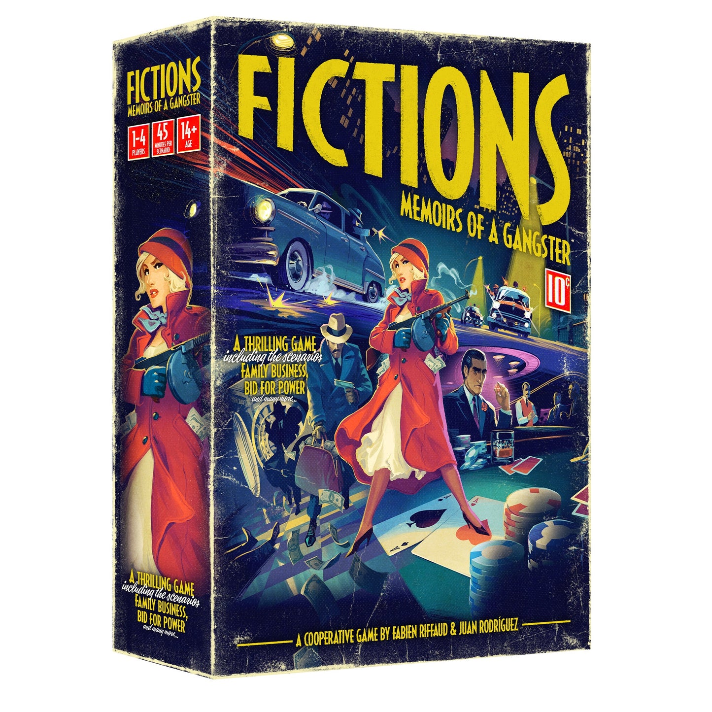 Fictions - Memoirs of a Gangster - Trò chơi Board Game Hợp tác - Ludonova