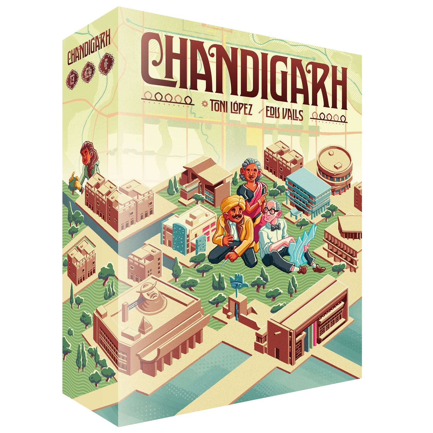 Chandigarh Board Game - Trò chơi bàn cờ quy hoạch đô thị - Ludonova