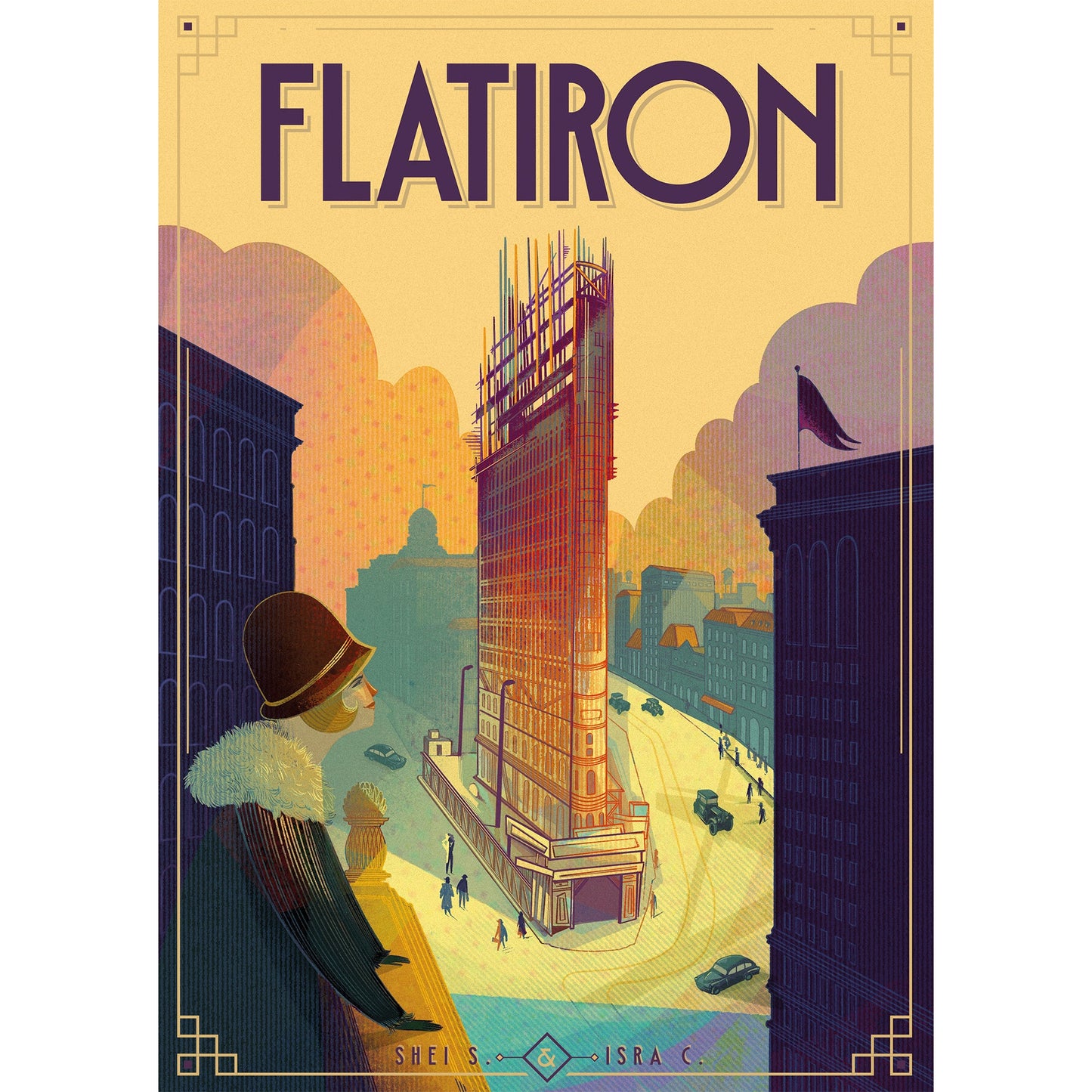 Flatiron Board Game - Trò chơi chiến thuật xây dựng - Ludonova