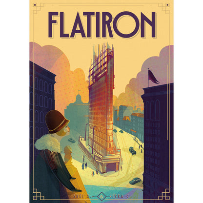 Flatiron Board Game - Trò chơi chiến thuật xây dựng - Ludonova