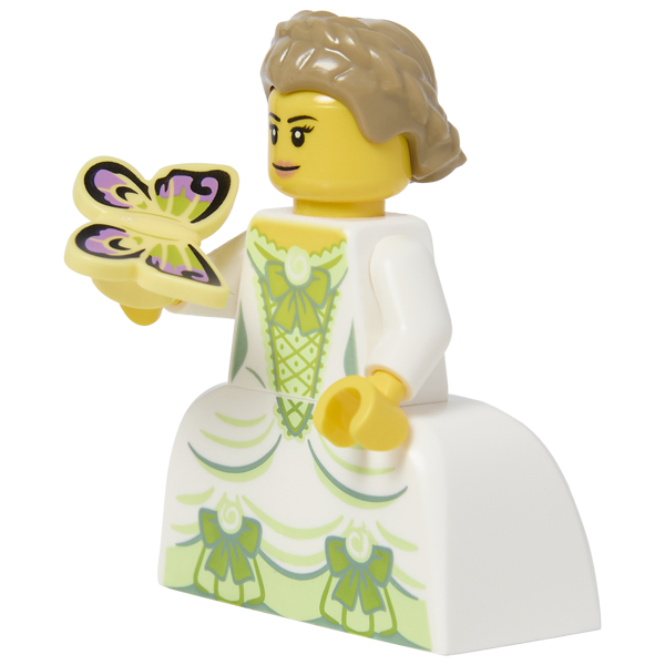 Minifigure French Queen and Butterfly - Mô hình nhân vật LEGO chính hãng - Hình ảnh sản phẩm