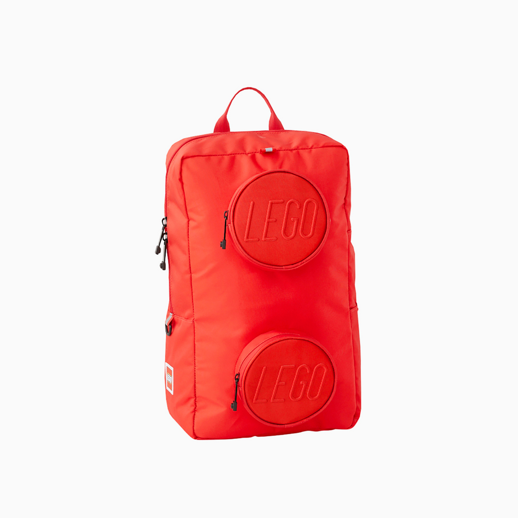 LEGO Signature Brick 1x2 Backpack - Red - Balo Hình Viên Gạch LEGO Cao Cấp - Hình ảnh chi tiết 2