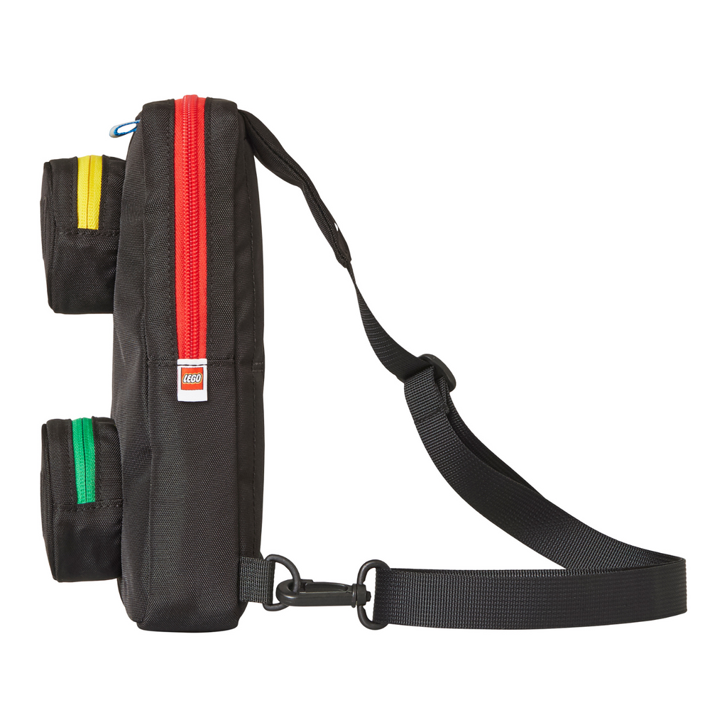 LEGO® Signature Brick 1x2 Sling Bag - Black - Túi Đeo Chéo Hình Viên Gạch LEGO - Hình ảnh chi tiết 2